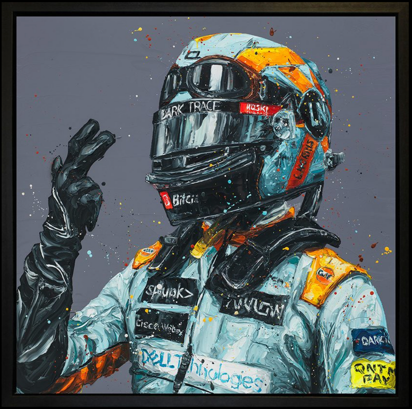 Paul Oz | Lando Norris Monaco | Limited Edition F1 Canvas | 91 x 106cm | 50 Worldwide
