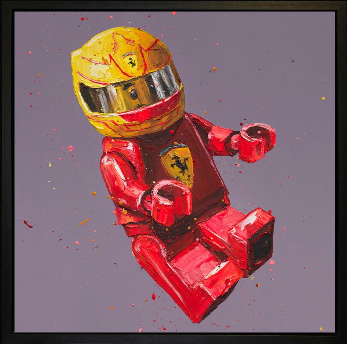 LEGO LEWIS OF CHAMPION’S BY PAUL OZ , F1 WALL OF CHAMPION'S