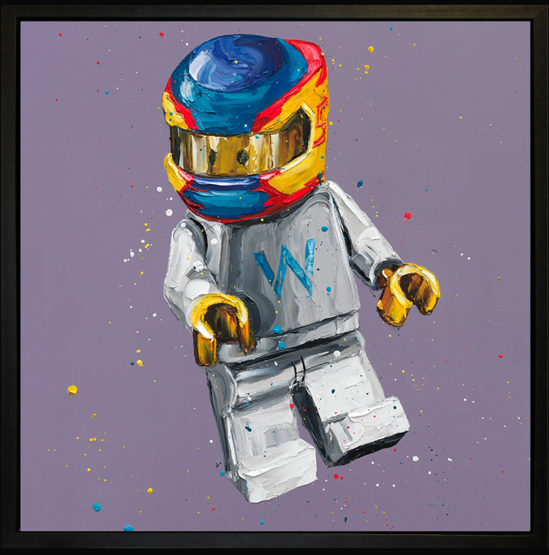 LEGO SAINZ OF CHAMPION’S BY PAUL OZ , F1 WALL OF CHAMPION'S