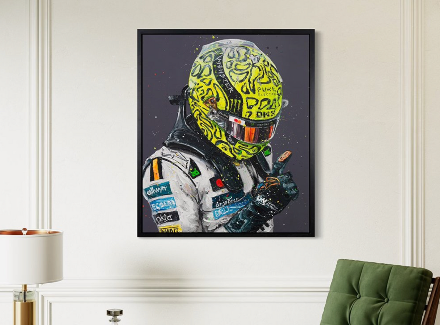 Lando Norris Art Collection by Paul Oz | Limited Edition F1 Canvases