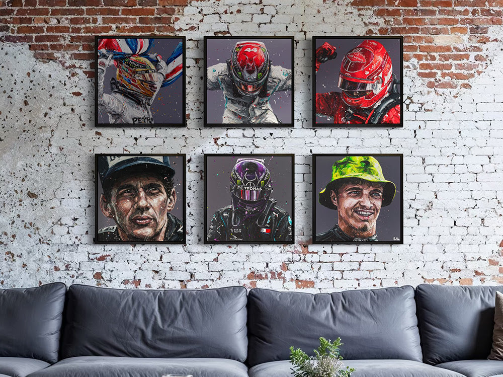 Paul Oz Wall of Champions Collection | Limited Edition F1 Art