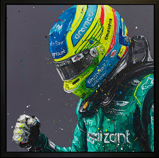 ALONSO 2023 WALL OF CHAMPION’S BY PAUL OZ , F1 WALL OF CHAMPION'S