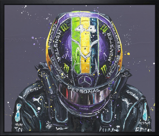 Paul Oz | Lewis Hamilton Brazilian GP | Limited Edition F1 Canvas | 91 x 106cm | 50 Worldwide