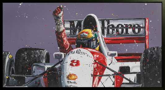 Paul Oz | Concourse Senna | Limited Edition F1 Canvas | 91 x 129cm | 50 Worldwide