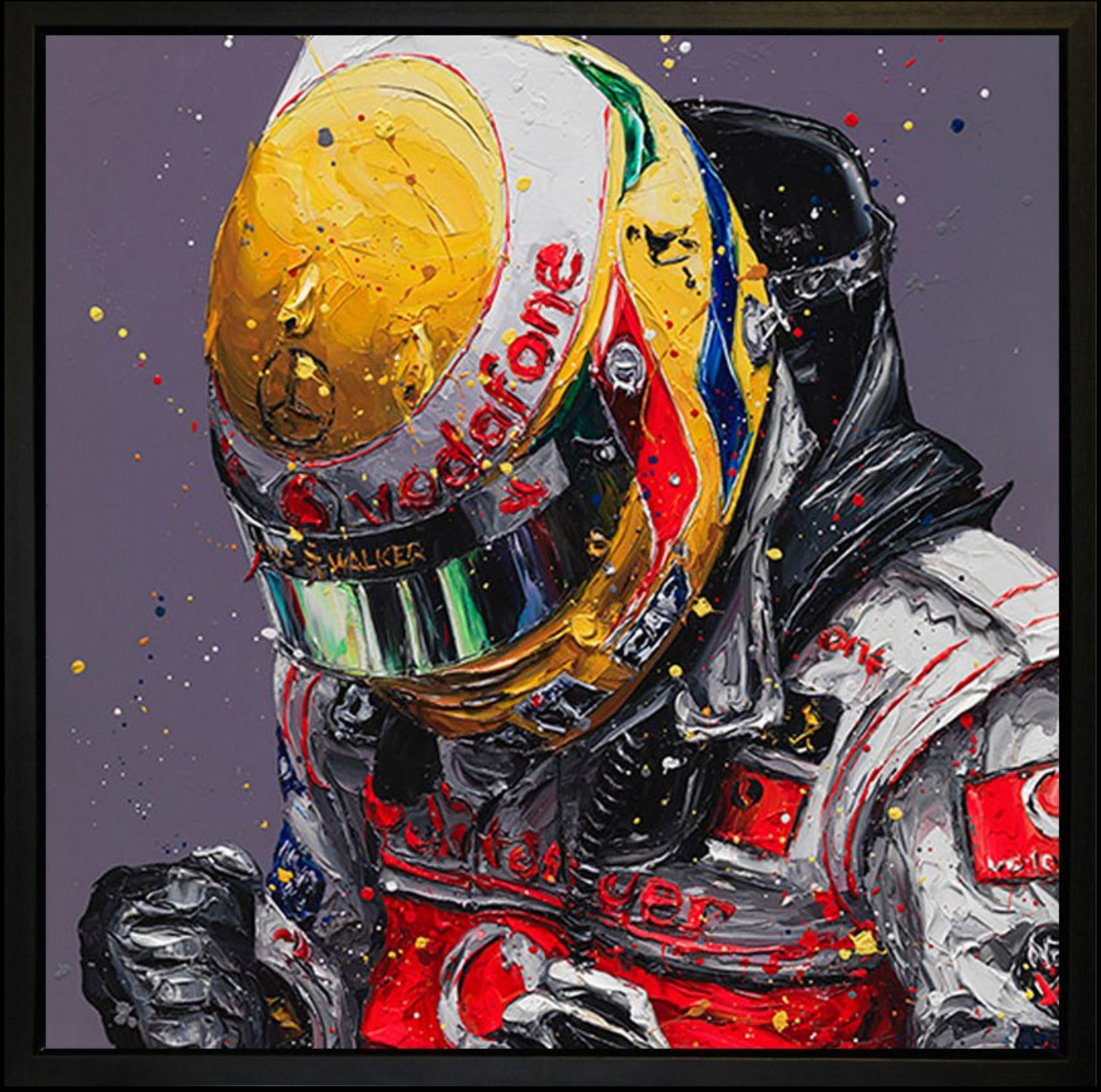 LEWIS FIRST WIN 2007 – WALL OF CHAMPION’S BY PAUL OZ , F1 WALL OF CHAMPION'S