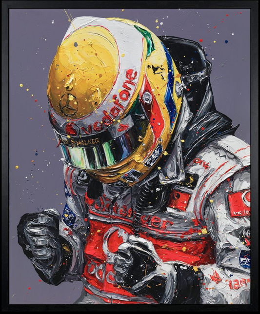 Paul Oz | Lewis Hamilton First Win 2007 Canada | Limited Edition F1 Canvas | 91 x 106cm | 50 Worldwide