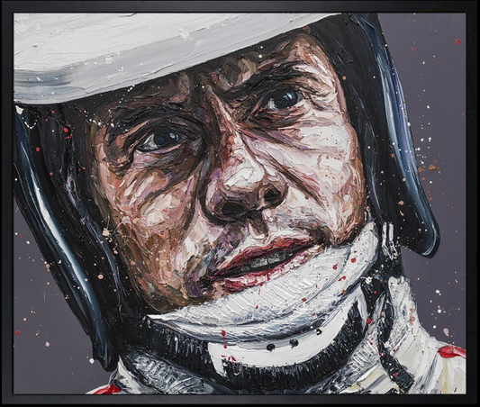 Paul Oz | Jim Clark | Limited Edition F1 Canvas | 91 x 106cm | 50 Worldwide