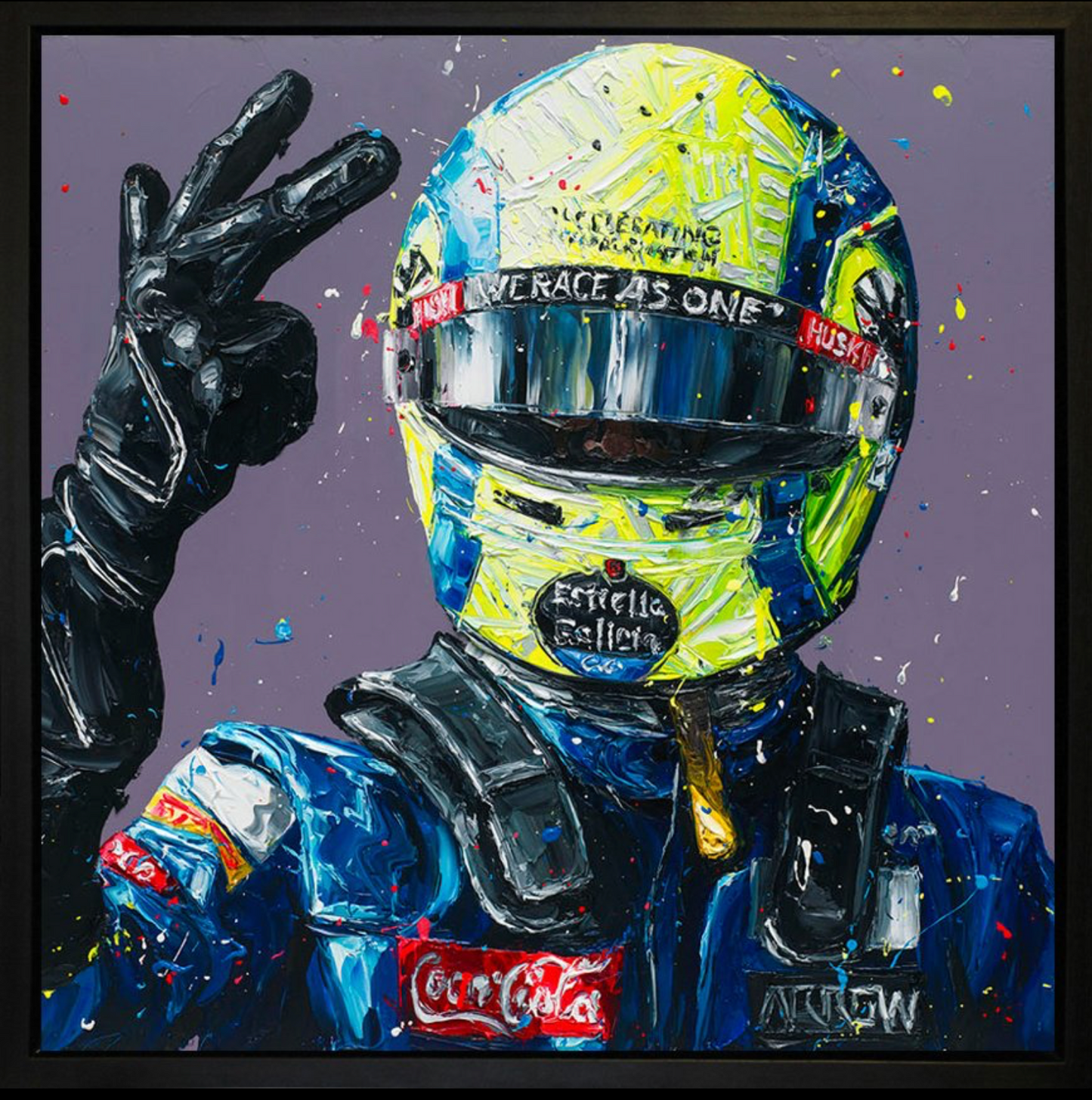 LANDO VAMOS – WALL OF CHAMPION’S BY PAUL OZ , F1 WALL OF CHAMPION'S