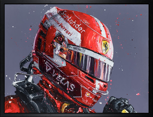 Paul Oz | Charles Leclerc 2022 | Limited Edition F1 Canvas | 91 x 106cm | 50 Worldwide