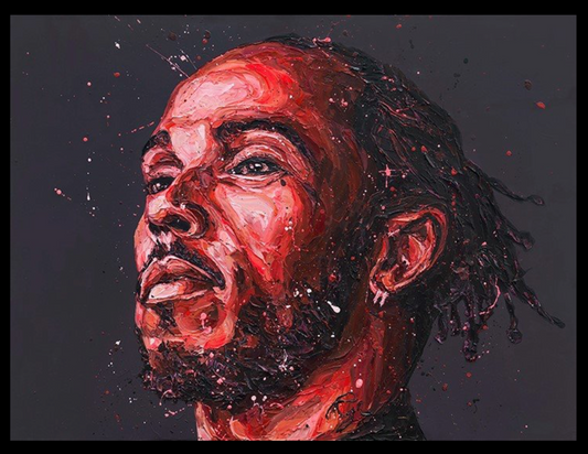 Paul Oz | Lewis Hamilton Now in Red Ferrari | Limited Edition F1 Canvas | 91 x 106cm | 50 Worldwide