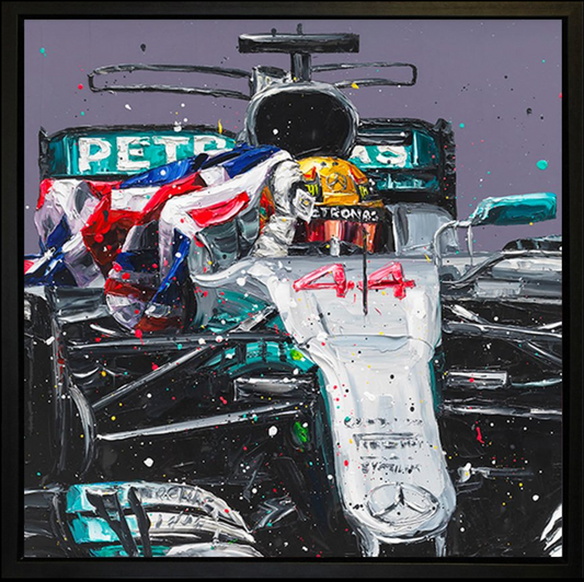 LEWIS MEXICO CAR 17 – WALL OF CHAMPION’S BY PAUL OZ , F1 WALL OF CHAMPION'S