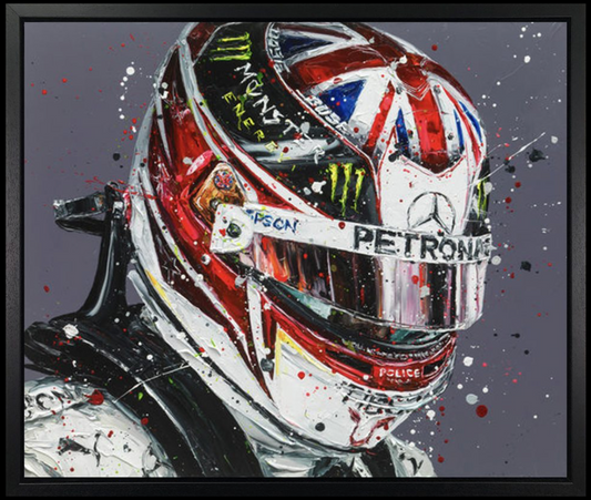 Paul Oz | Lewis Hamilton 2019 | Limited Edition F1 Canvas | 91 x 106cm | 50 Worldwide