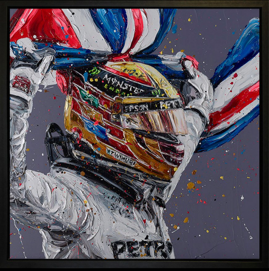 MEXICO LEWIS – WALL OF CHAMPION’S BY PAUL OZ , F1 WALL OF CHAMPION'S