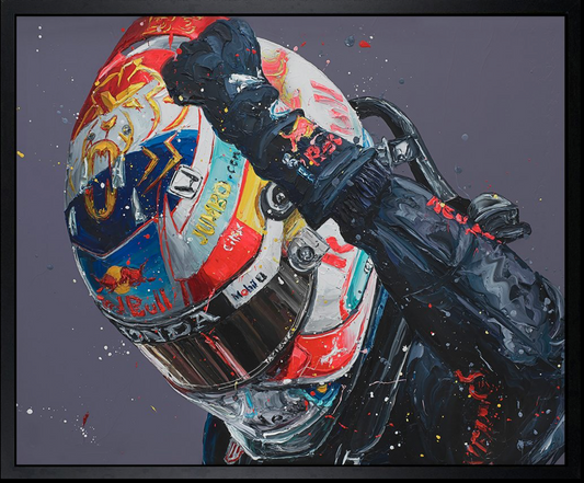 Paul Oz | Max Verstappen Dutch GP 2021 | Limited Edition F1 Canvas | 91 x 106cm | 50 Worldwide