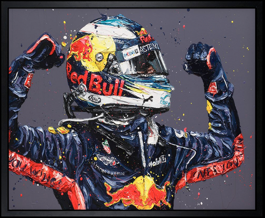 Paul Oz | Daniel Ricciardo Retribution Monaco 2018 | Limited Edition F1 Canvas | 91 x 106cm | 50 Worldwide