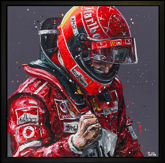SCHUMACHER CELEBRATION – WALL OF CHAMPION’S BY PAUL OZ , F1 WALL OF CHAMPION'S