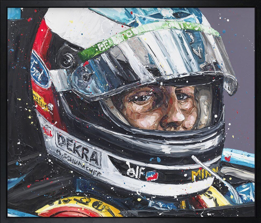 Paul Oz | Michael Schumacher 1994 | Limited Edition F1 Canvas | 91 x 106cm | 50 Worldwide