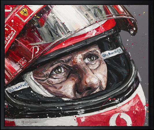 Paul Oz | Michael Schumacher 2003 | Limited Edition F1 Canvas | 91 x 106cm | 50 Worldwide