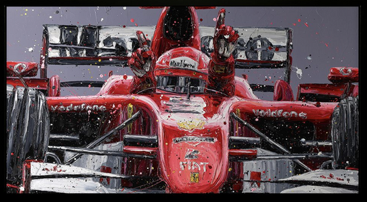 Paul Oz | Michael Schumacher Last Win | Limited Edition F1 Canvas | 91 x 111 cm | 50 Worldwide