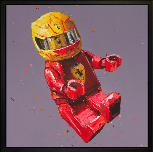 LEGO LEWIS OF CHAMPION’S BY PAUL OZ , F1 WALL OF CHAMPION'S