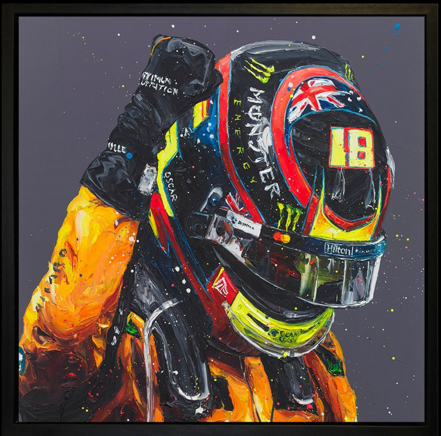“THE CALMEST STREET FIGHTER” – WALL OF CHAMPION’S BY PAUL OZ , F1 WALL OF CHAMPION'S
