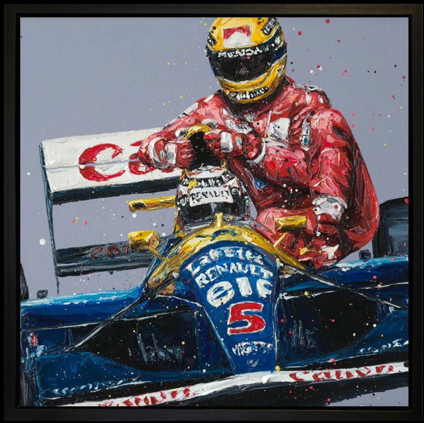 TAXI FOR SENNA – WALL OF CHAMPION’S BY PAUL OZ , F1 WALL OF CHAMPION'S