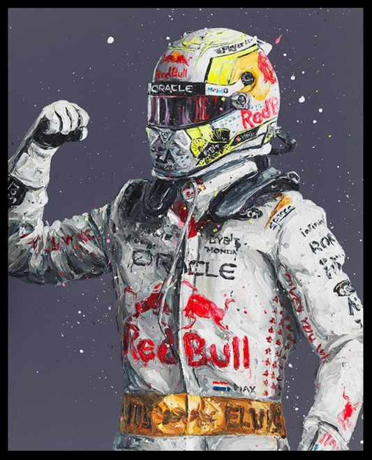 Paul Oz | Max Verstappen Viva Las Vegas | Limited Edition F1 Canvas | 91 x 106cm | 50 Worldwide