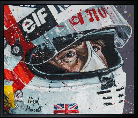 MANSELL – WALL OF CHAMPION’S BY PAUL OZ , F1 WALL OF CHAMPION'S